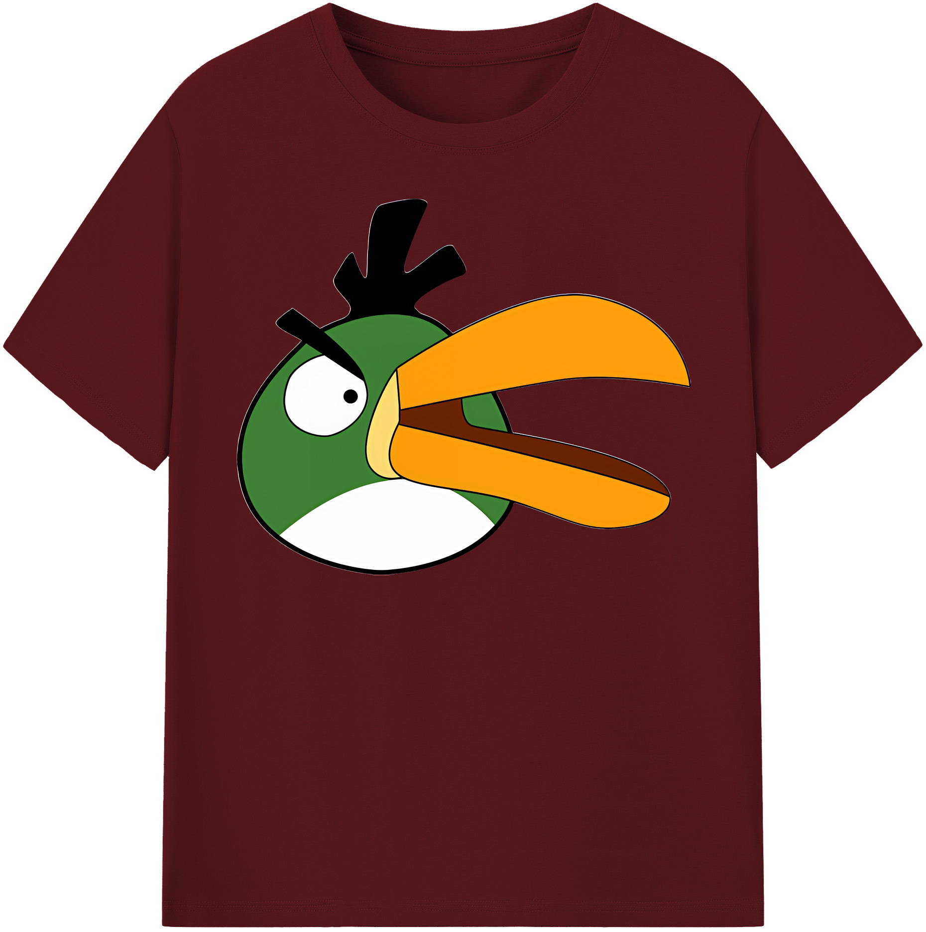 （画像用） Angry Birds アングリーバード 綿100％半袖Tシャツ（フロントプリント）
